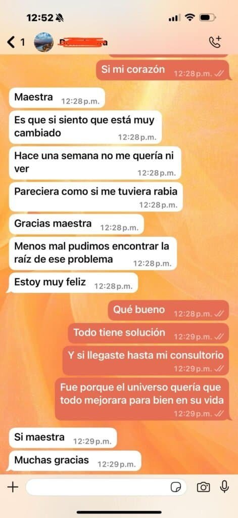 Testimonio 3 de Amarres Amor